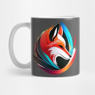 Artful Kitsune Fox Mug